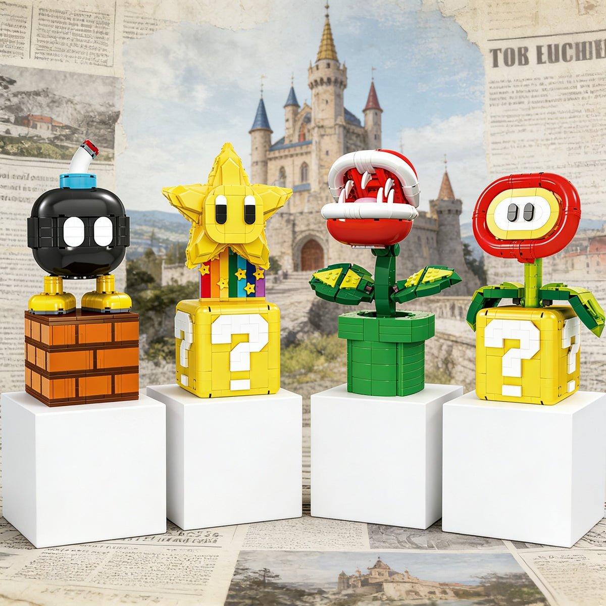 Marioブロック:パックンフラワー「200mm」251204-3