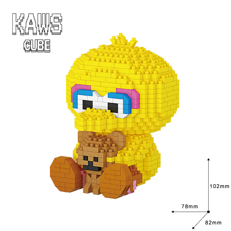 カウズ KAWS ストライプ : Nanoblock 「109mm」0920-1-1